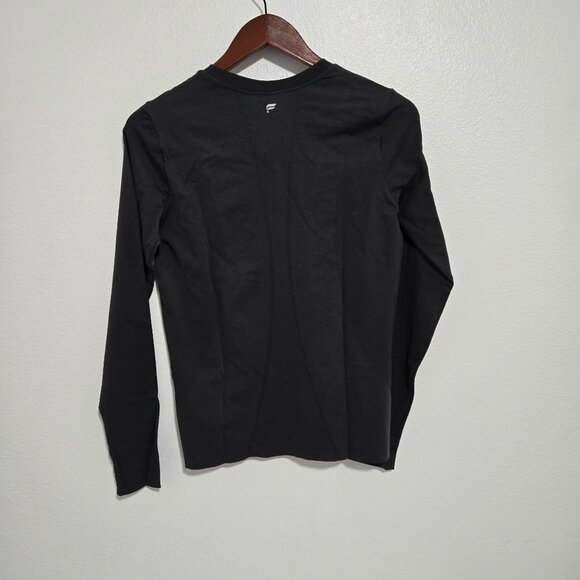 Fabletics Feather Tech+ Long-Sleeve Top in Black - Size Small - Picture 4 of 7